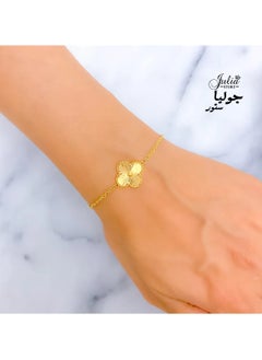 18K Gold Plated Stainless Steel Fashion Luxury Four Leaf Clover Bangle for Women Jewelry Bracelets Gifts for Women - Gold - pzsku/ZBA253B0477BD5A8E8CAEZ/45/_/1737455176/4fc41ac1-f383-4198-b264-d712962a46e1