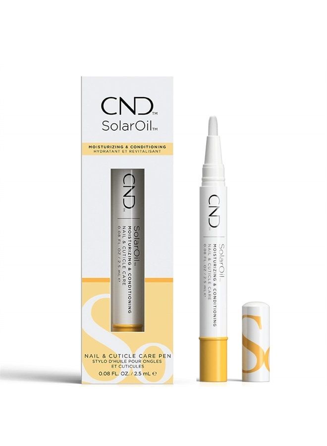 CND Solar Oil & RescueRxx Nail and Cuticle Care, Cuticle Oil Pen, Keratin Treatment Pen, On-the-Go, Travel-Sized Beauty, A highly effective new treatment that repairs damaged nails - Image 1