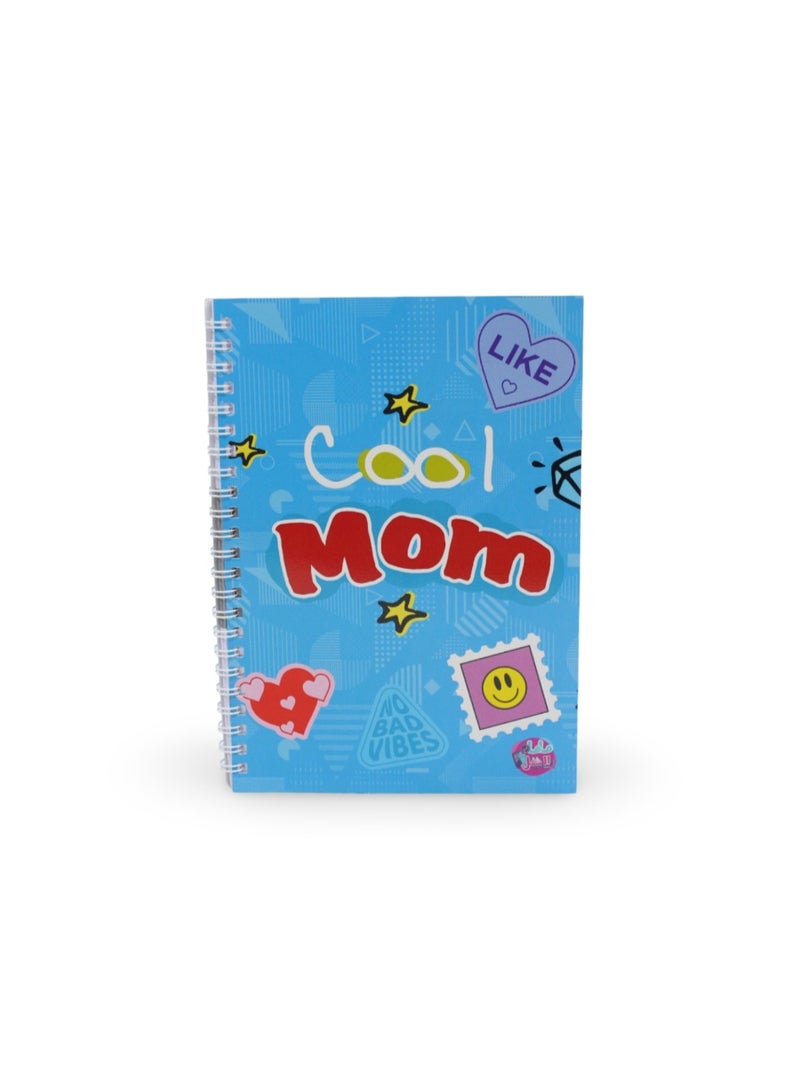 "Cool Mom" Notebook - Image 1