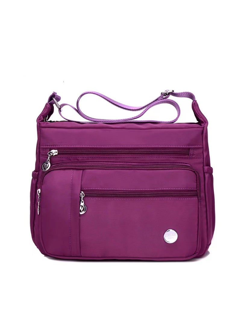 Backpack Set Cute School Laptop Bag Canvas Daypack 5 PCS with Shoulder Bag, Pencil Box, Tote Bag, Small Bag  - Image 1