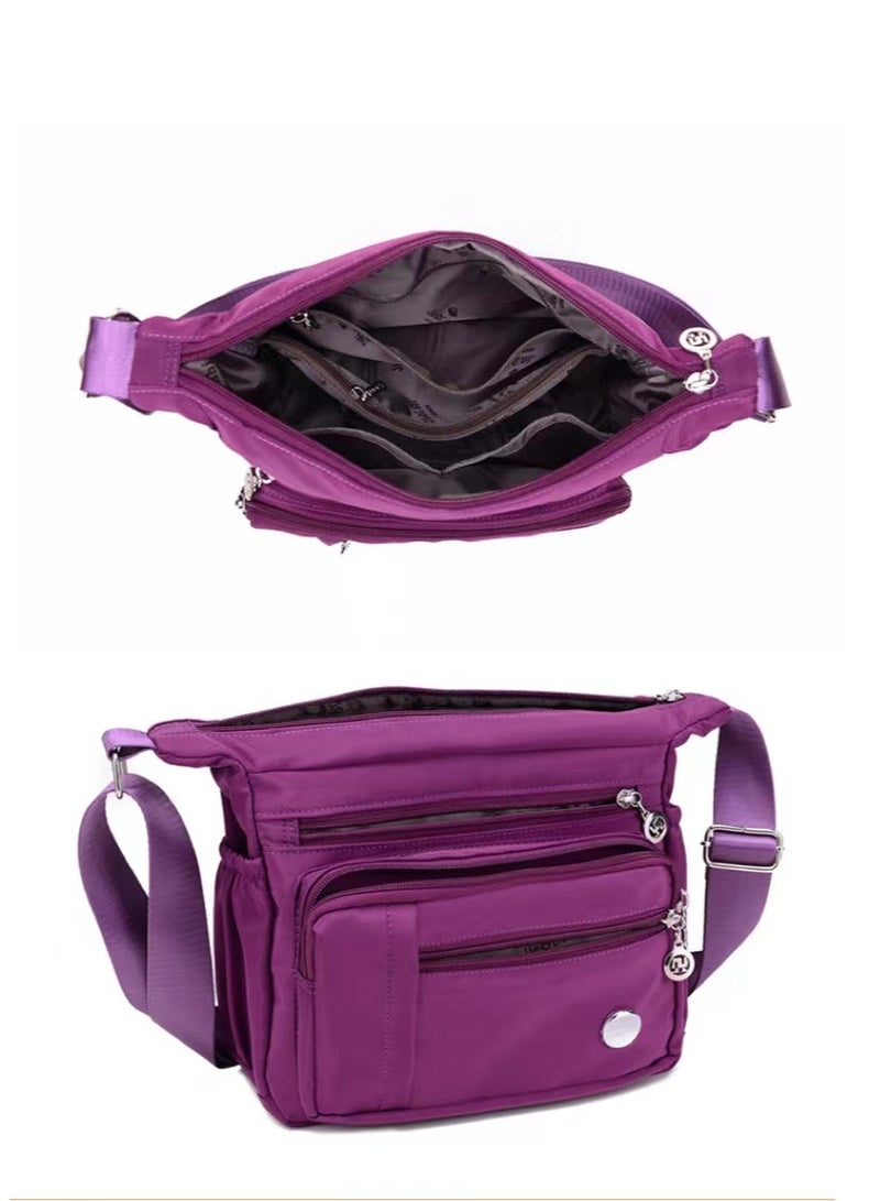 Backpack Set Cute School Laptop Bag Canvas Daypack 5 PCS with Shoulder Bag, Pencil Box, Tote Bag, Small Bag  - Image 2