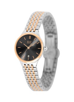 ELIZ ES8691L2UGU SS Case & Band Date Women's Watch