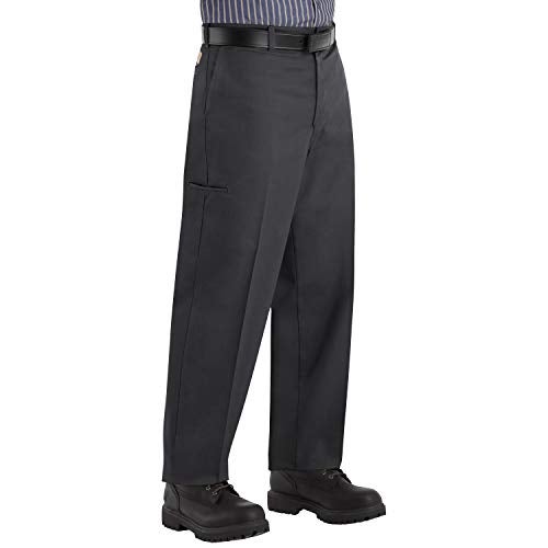 Red Kap Men's Cell Phone Pocket Pant, Black, 38W x 30L - Image 1