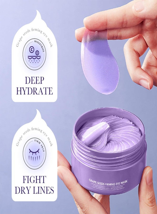 Eakroo Grape Eye Mask, 60 PCS Eye Patches for Puffy Eyes and Dark Circles, Eye Masks for Dark Circles and Puffiness, Undereye Mask Patches, Under Eye Bags, Eye Mask Skincare, Improve Eye Skin - Image 3