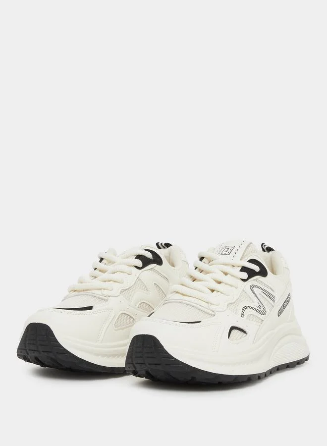 ستايلي Styli Chunky Sole Lace Up Sneakers