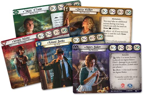 Asmodee Arkham Horror The Card Game Revised Core Set - Investigate Mysteries in a Lovecraftian Cooperative LCG, Ages 14+, 1-4 Players, 1-2 Hour Playtime - Image 4