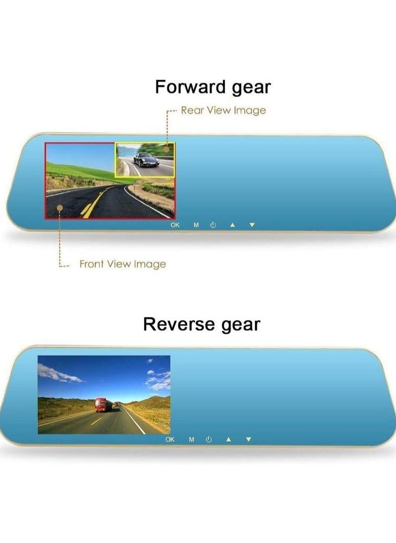 Generic - Vehicle Blackbox DVR - 4.3"TFT - Full HD 1080P - Wide-angle lens - Night Vision - Support 32GB - Motion Detection - Cycle Recording - G-Sensor - Image 1