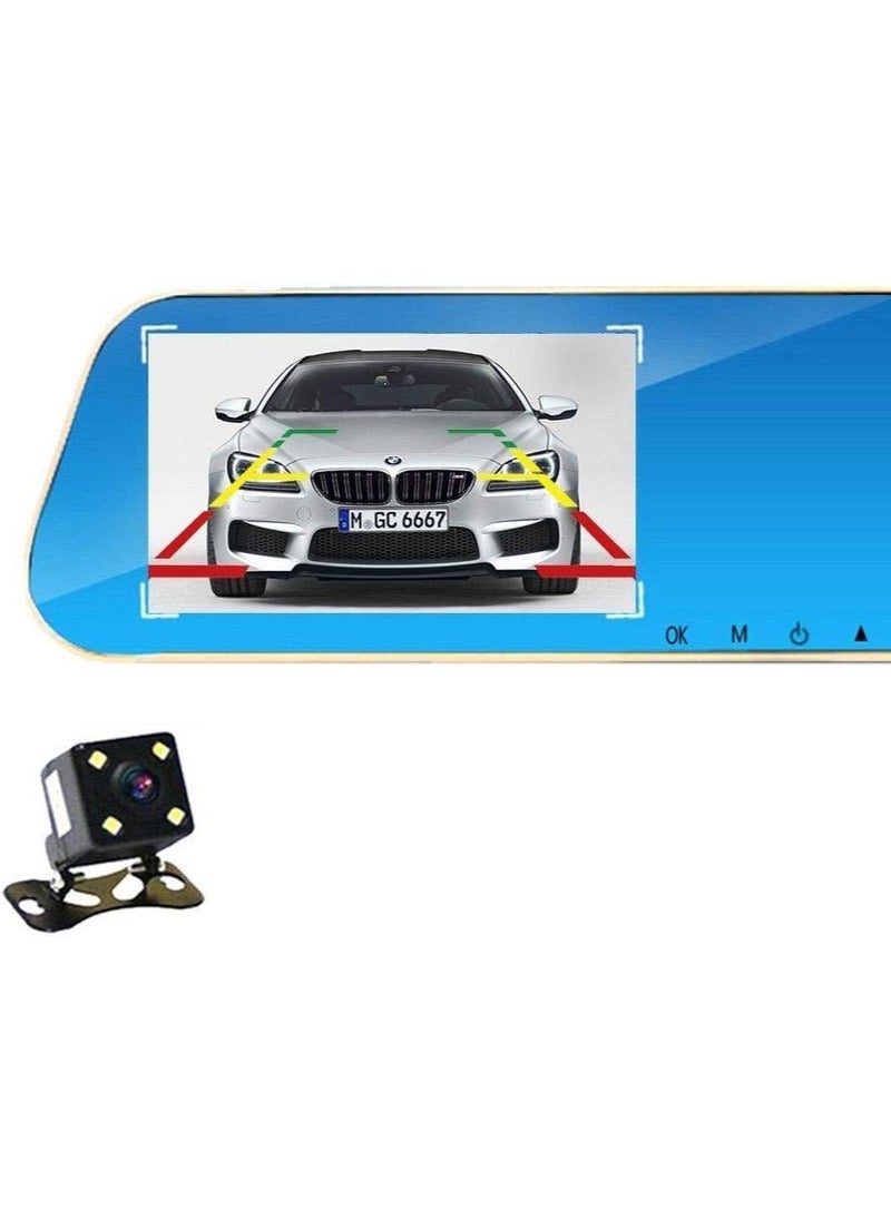 Generic - Vehicle Blackbox DVR - 4.3"TFT - Full HD 1080P - Wide-angle lens - Night Vision - Support 32GB - Motion Detection - Cycle Recording - G-Sensor - Image 1