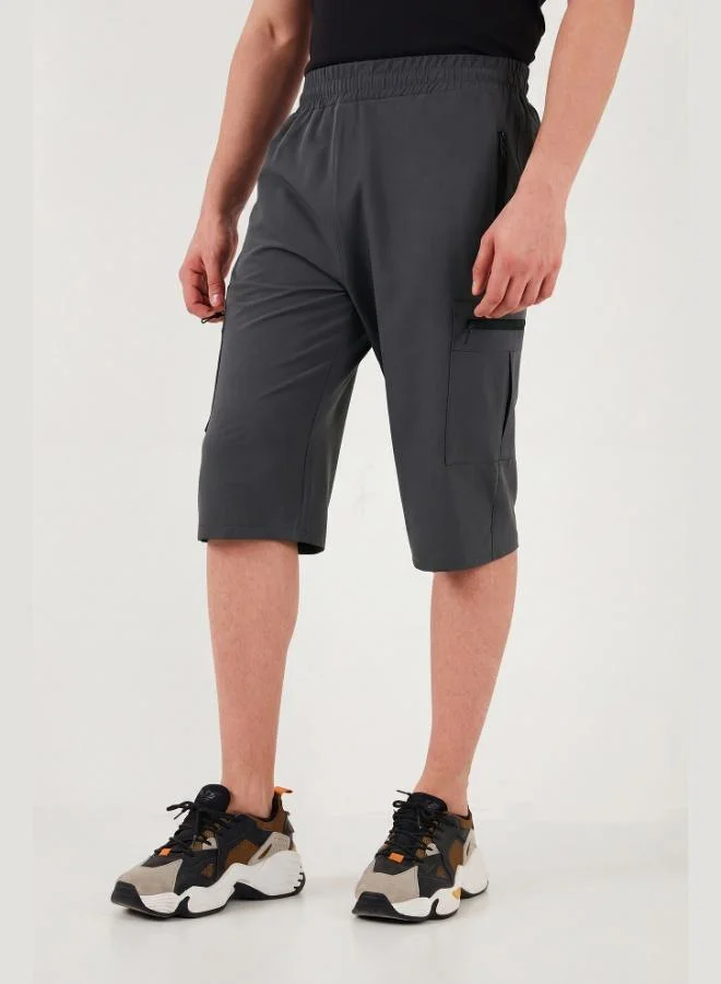 Buratti  Buratti Elastic Waistband Pocket Cargo Shorts Men's SHORTS 693763 for Men | Best Price UAE