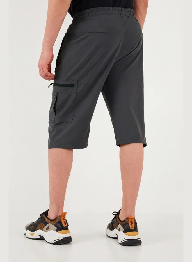 Buratti  Buratti Elastic Waistband Pocket Cargo Shorts Men's SHORTS 693763 for Men | Best Price UAE