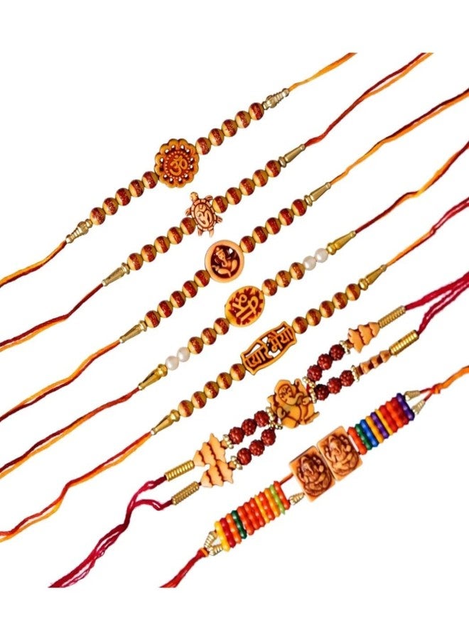 VASH GIRLYZ ATTIRE Multicolor Fancy Rakhi For Brother Rakhi Combo Rakhi Set Rakhi Designer Rakhi For Raksha Bandhan Pack of (10) - Image 2