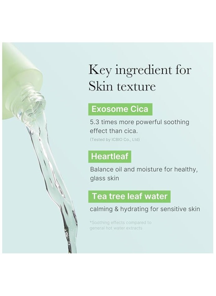 Medicube medicube Exosome CICA Toner | Daily Soothing Toner with Exosome CICA, Heartleaf, Tea Tree, 12 Kinds of CICA | Low Irritation, Sebum Care Korean Skin Care, for Stressed Skin (210ml / 7.10 fl.oz.)  - Image 3