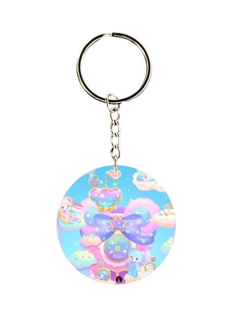 RKN Printed Plastic Keychain