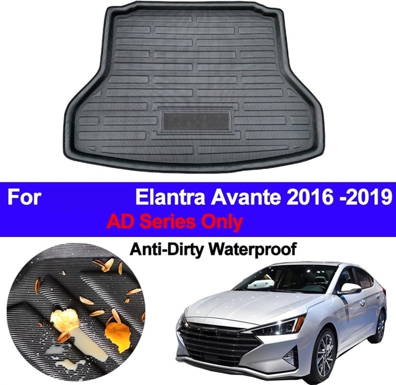 Wivplex Car Rear Boot Cargo Liner for Hyundai Elantra & Avante - Image 3