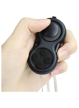 Fidget Pad Toy for Anxiety and Stress Relief 8 Fidget Features Cube with Silent Button ABS Plastic Fidget Controller Pad Cube for Kids and Adults (Black) - pzsku/ZBA26508DA24A07CCEAFDZ/45/_/1660804685/d89e40ed-8523-4934-ba00-3f80f4f2d3a8