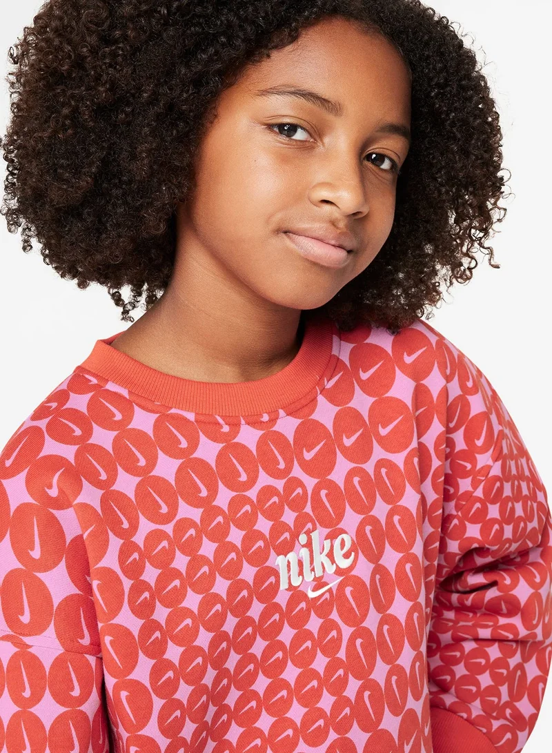 Nike Kids Club Fleece Oversized Sweatshirt