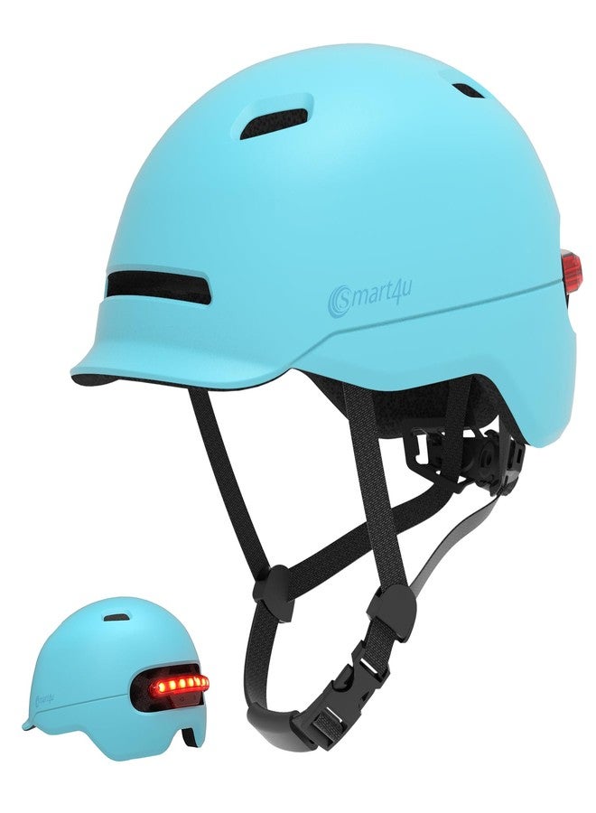 Smart4u SH50L Smart Bike Helmet with Light, Bicycle Helmet with Rear Light | Brake Warning Light, CE CPSC Certified, Lightweight, Bike Helmet for Adults Men Women, Bicycle Helmet for Urban Commuter - Image 1