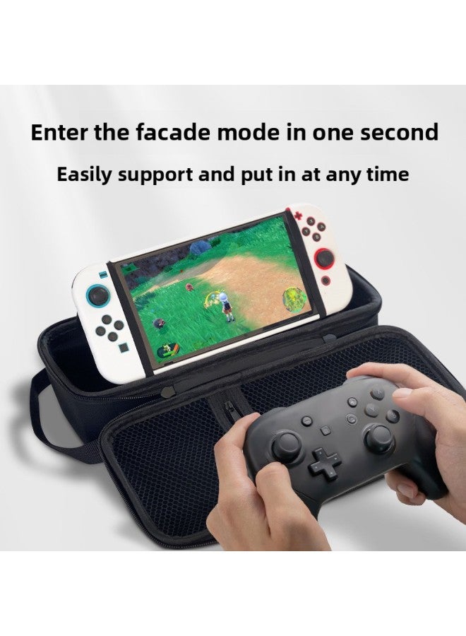 general Spot Nintendo Switch Storage Bag OLED Host Accessories Base Handle Portable Hard Shell Storage Protection Bag-Model:Ras Rapp 3 Support Bag - Image 5
