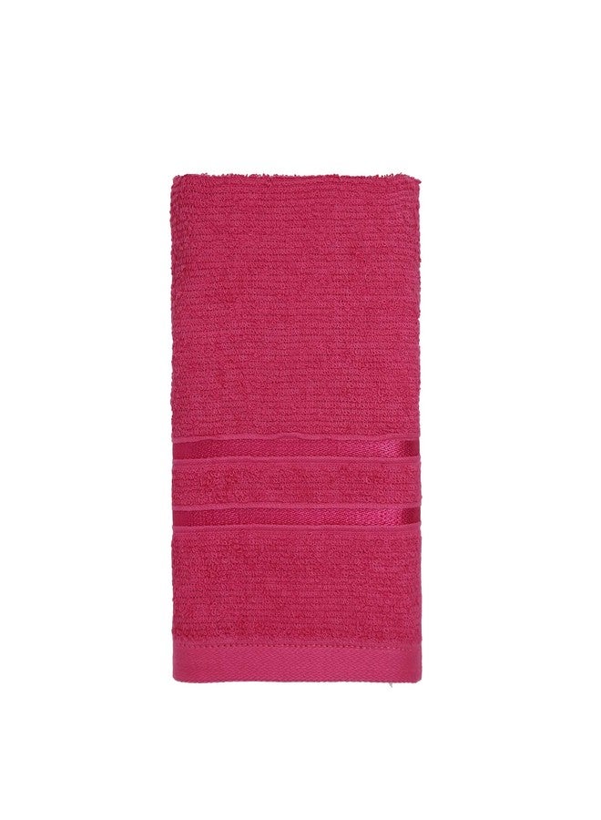 MYTRIDENT Trident Hand Towels, 100% Cotton, Highly Absorbent, Super Soft, 2 Piece Set, 400 GSM, Spa Towel, Comfort Living Towel-Candy Glow - Image 2