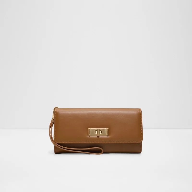 ALDO FELICIANA Twist Lock Flap Wallet