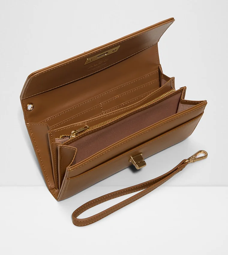 ALDO FELICIANA Twist Lock Flap Wallet