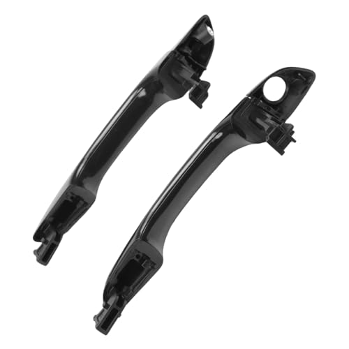 Gaogsiy 82651-F0010 Black Exterior Door Handles with Cover Fits Elantra 2017 2018 2019 2020, Front and Rear Side Replace 82661-F0010,82651-F2010 W/o Smart Entry System - Image 3