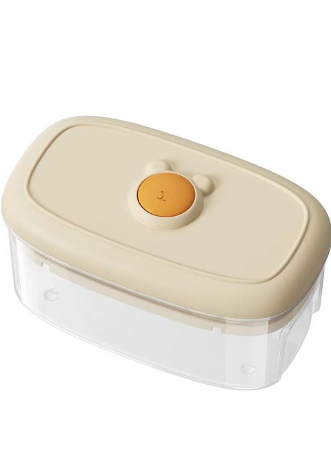 56 Grid Double Layer Ice Tray that Can be Pressed to Quickly Dispense Ice Comes With an Ice Shove