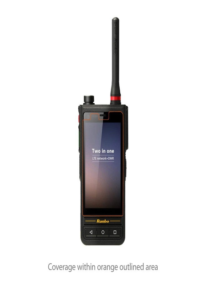 بوكس ويف واقي شاشة BoxWave لجهاز Runbo E81 (واقي شاشة) - ClearTouch مضاد للتوهج (عبوة من قطعتين)، غشاء غير لامع مضاد لبصمات الأصابع لجهاز Runbo E81 - Image 3