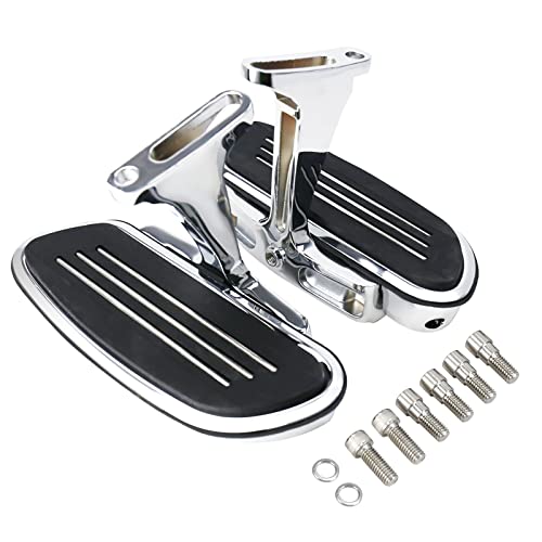 VASTMT Motorcycle Footboards Passenger Floorboard and Mount Kit Fit for Harley Touring Road King Road Glide Street Glide Electra Glide CVO 1993-Up - Image 1