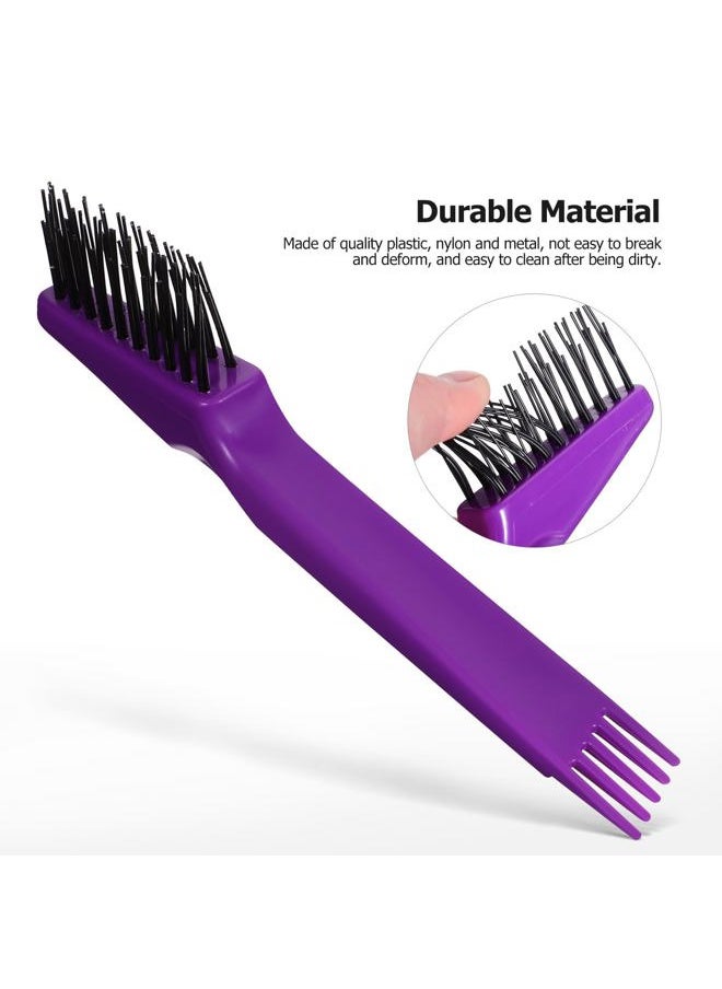 Healeved - 4 Pcs Hair Brush Cleaning Tools Mini Brush Hair Brush Remover Tools Wave Brush Hair Brush Cleaner for Removing Hair Dust - Image 1