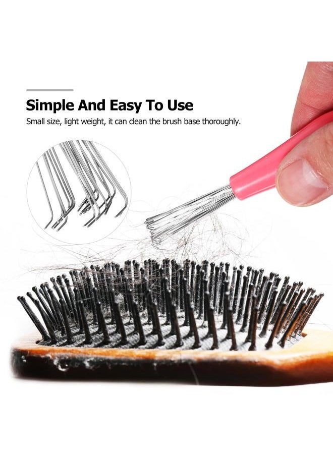 Healeved - 4 Pcs Hair Brush Cleaning Tools Mini Brush Hair Brush Remover Tools Wave Brush Hair Brush Cleaner for Removing Hair Dust - Image 1