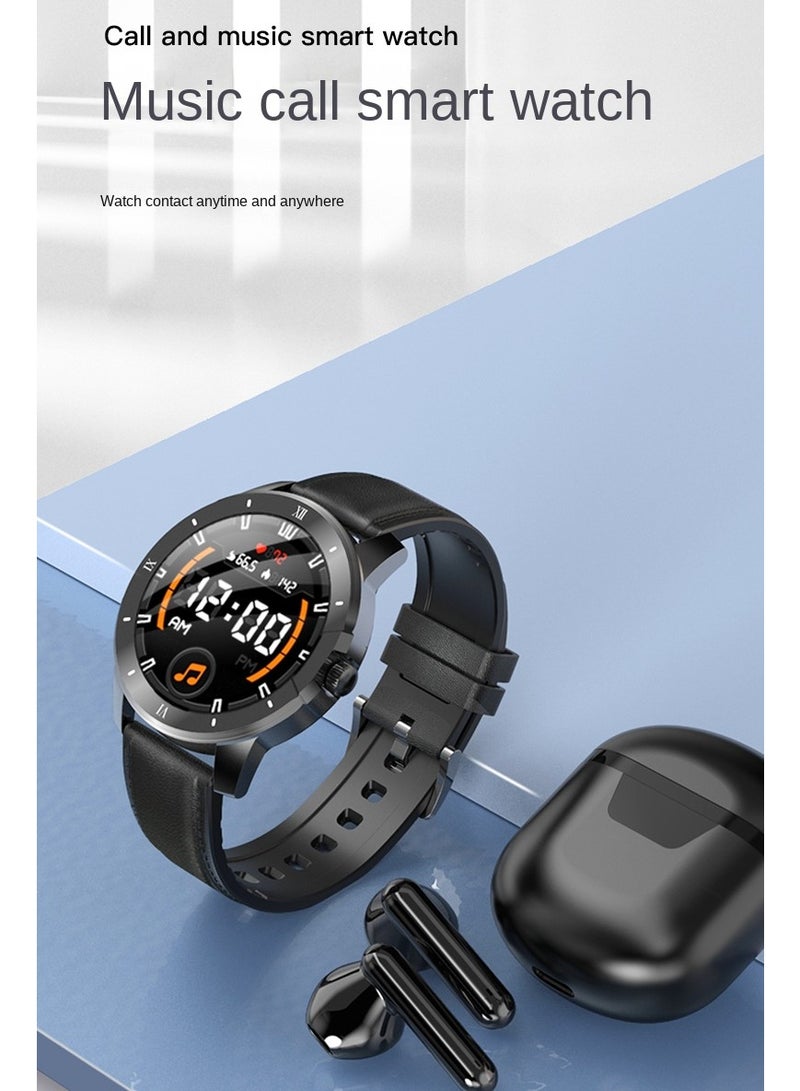 MX Smartwatch, Spherical Sapphire Glass, Health at a Glance,  calling, Fresh-new Activity Rings,ECG Analysis, Compatible with Andriod  ，Super long standby time of 40 days - Image 3