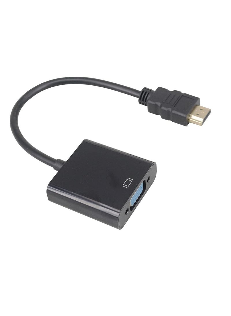 erorex HDMI to VGA Adapter (Black)  - Image 1