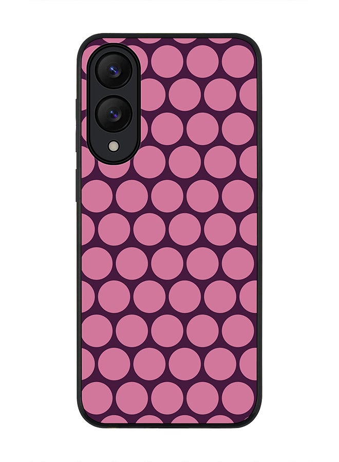 Stylizedd For Samsung Galaxy S25 Edge Case,Slim fit Camera Protection, Shockproof Thin Phone cover  - Purple Honeycombs