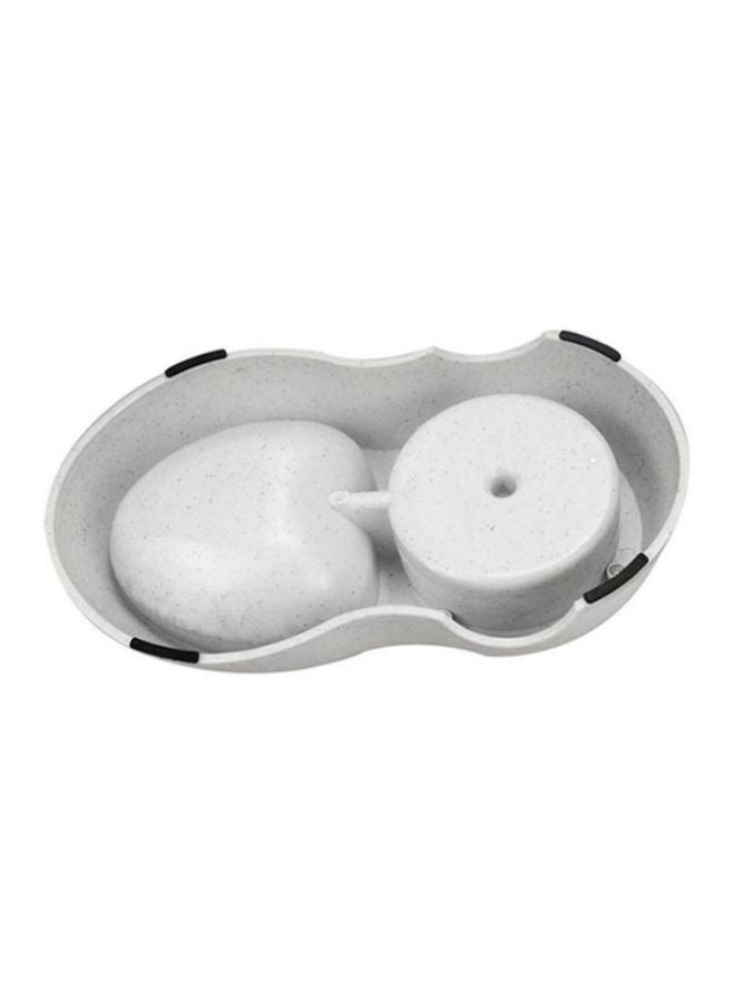 جهاز آلي لتوزيع طعام الحيوانات الأليفة والماء أبيض - Image 3