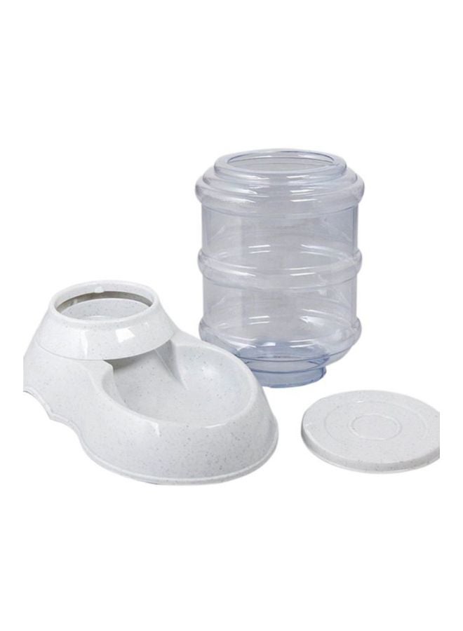 جهاز آلي لتوزيع طعام الحيوانات الأليفة والماء أبيض - Image 2