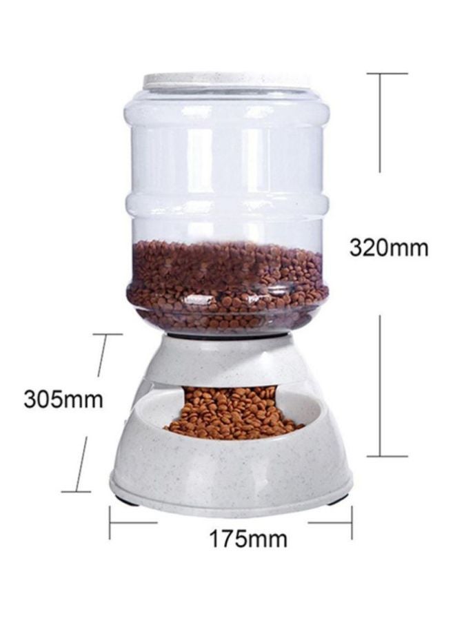 جهاز آلي لتوزيع طعام الحيوانات الأليفة والماء أبيض - Image 4