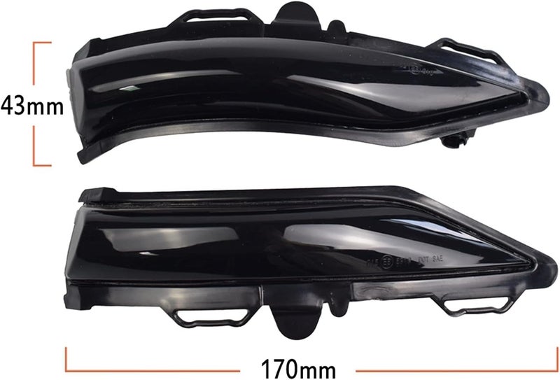 QASULER Dynamic Turn Signal Light for Ford Fiesta - Image 2