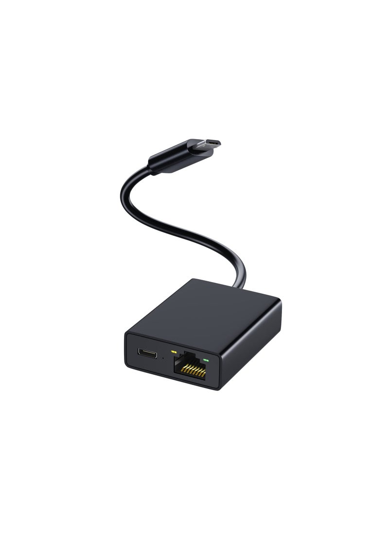 SYOSI - Ethernet Adapter, Fit for Fire TV Stick, Electop Micro USB to RJ45 Ethernet Network Adapter Compatible with 4K Fire Stick, Chromecast Google Home Mini and More Streaming TV Sticks - Image 1