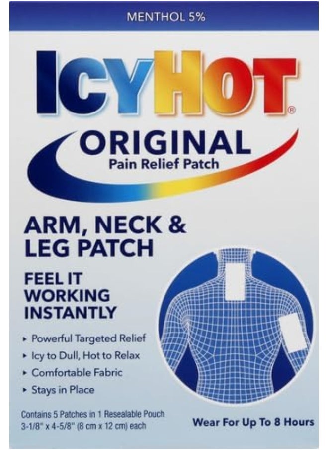 Icy Hot Extra Strength Medicated Patch, Small, 5 Count Box - pzsku/ZBA273A9486626486F5FEZ/45/_/1739961395/dd0b2869-2e60-4924-88f7-96f95233cfc0