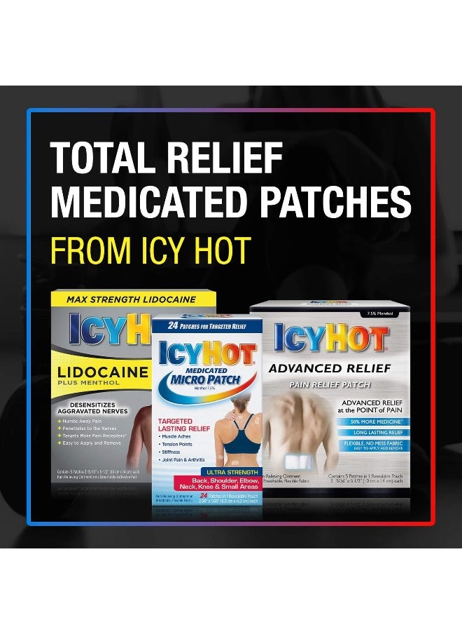 Icy Hot Extra Strength Medicated Patch, Small, 5 Count Box - pzsku/ZBA273A9486626486F5FEZ/45/_/1739961400/8a21bce0-8136-45ce-9c8e-f743529f1940