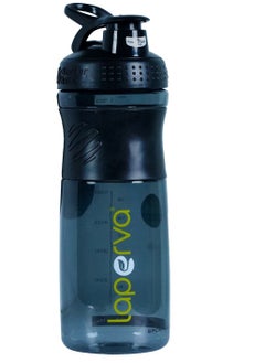 Laperva Shaker Bottle Perfect for Protein Shakes and Pre Workout,700 ml, Black 