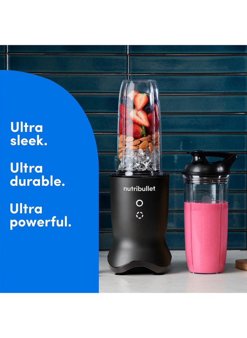 nutribullet Ultra 1000W High-Speed Blender, Multi-Functional, Quiet Motor, Tritan™ Renew Cups, Rapid Extractor Blades, BPA-Free, Shatter-Resistant, Glow Interface, 700 ml,  NBU-500AK, 1-Year Warranty, Dark Grey 700 ml 1000 W NBU-500AK All Black - Image 5