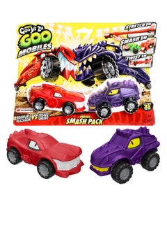GOO JIT ZU Goo Jit Zu Goo Mobiles Brawlin Blazagon vs Treadz Shredz Versus Smash Pack  - Image 2