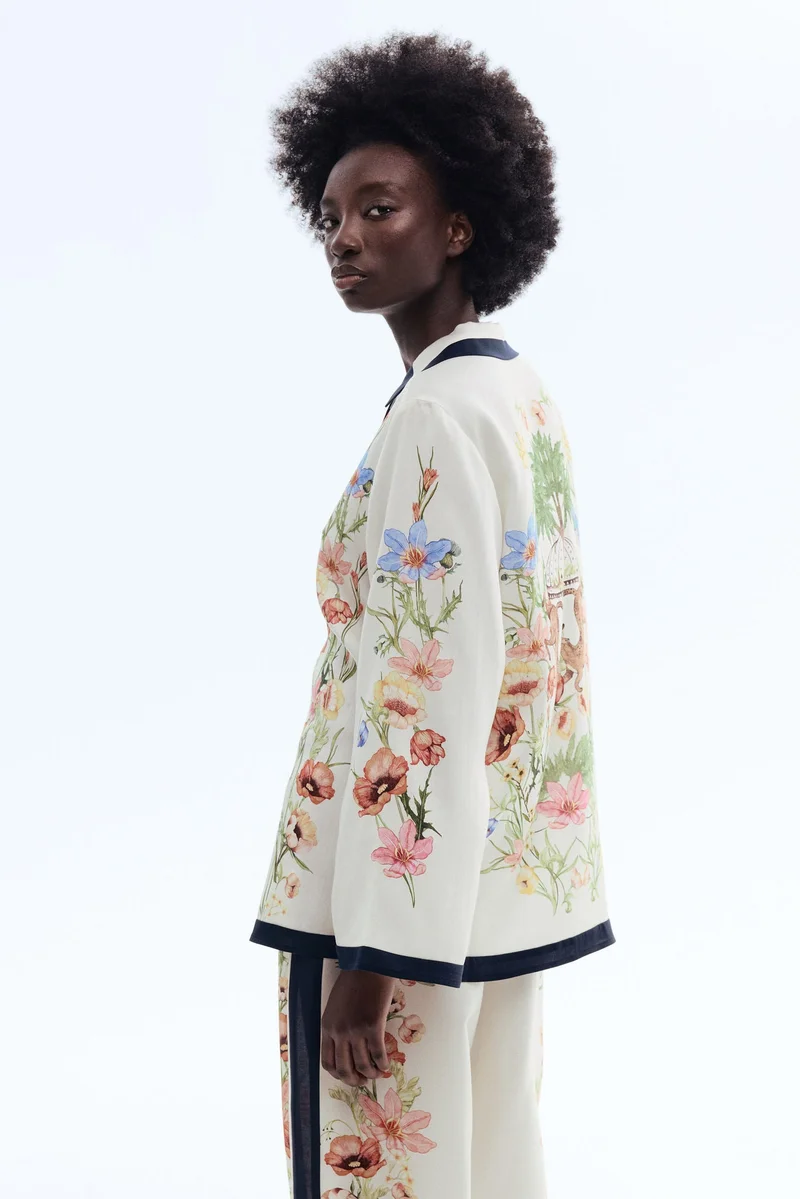 H&M  Printed lyocell resort shirt for Women | Best Price UAE