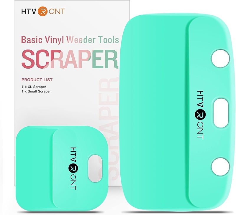 HTVRONT Vinyl Scraper - 2Pack Scraper Tools for Vinyl, Craft Weeder Vinyl Tool Kit Basic Tool-Scraper for Vinyl - Image 1