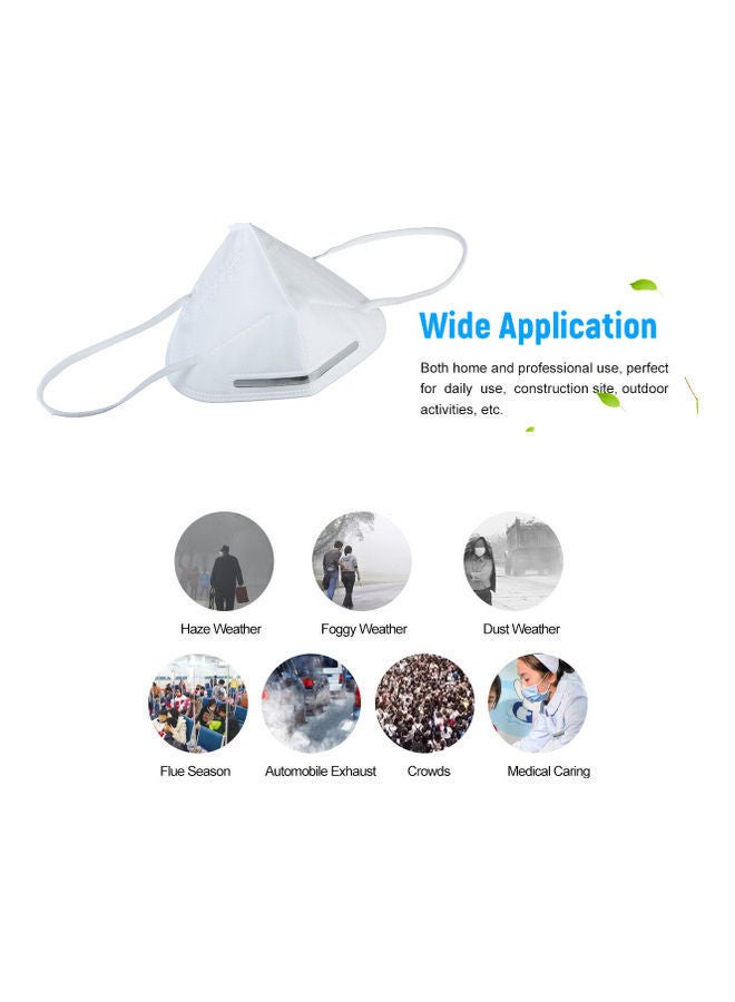 نيبمينينت كمامة KN95 مكونة من 5 طبقات للاستخدام مرة واحدة - Image 5