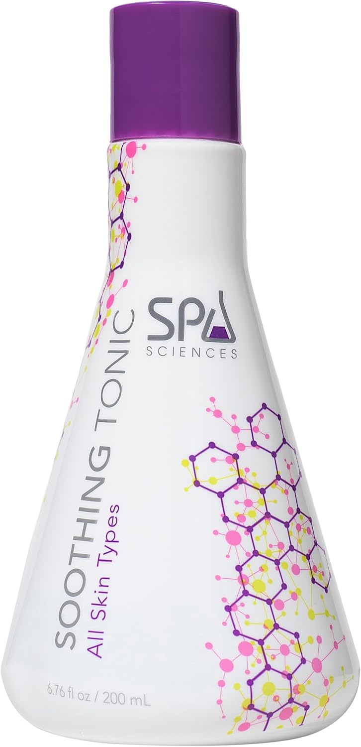 SPA SCIENCES  Soothing Tonic  Made in the USA  With Aloe Juice Cucumber Extract Hyaluronic Acid  Hydrate Rebalance Condition  Vegan  For All Skin Types  667oz