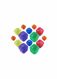 21 Day Fix Containers and Food Plan - Portion Control Container Kit for Weight Loss - Beachbody Portion Containers with Recipe (Multicolors)