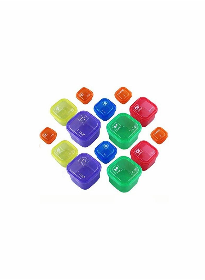 KASTWAVE - 21 Day Fix Containers and Food Plan - Portion Control Container Kit for Weight Loss - Beachbody Portion Containers with Recipe (Multicolors) - Image 1